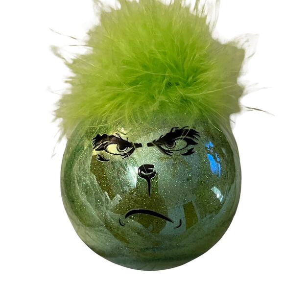 Christmas Ornament - Resting Grinch Face - Picture 2 of 3